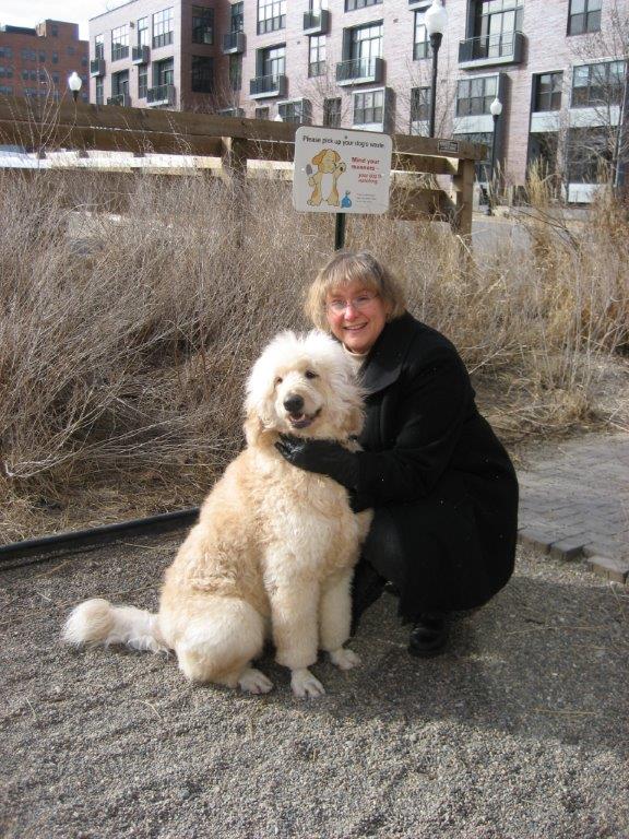 Lisa and her dog, Sadie